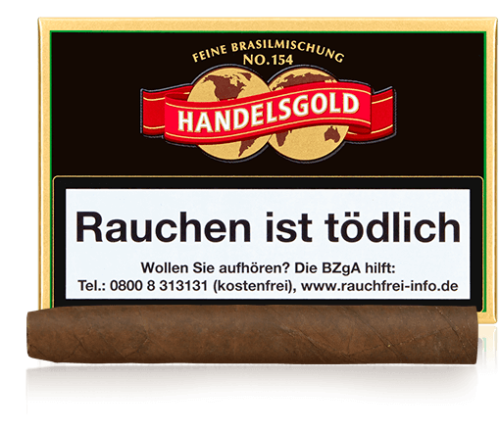 10 x 10 Zigarren Handelsgold No. 154 Feine Brasilmischung